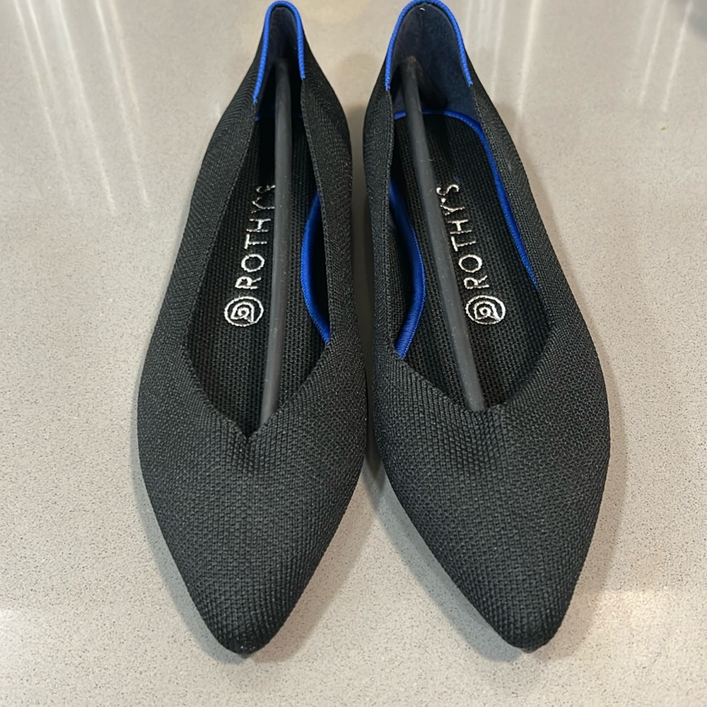 Rothy’s the Point Black Flats